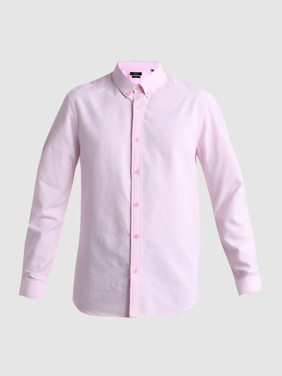 Pink Oxford Full Sleeves Shirt