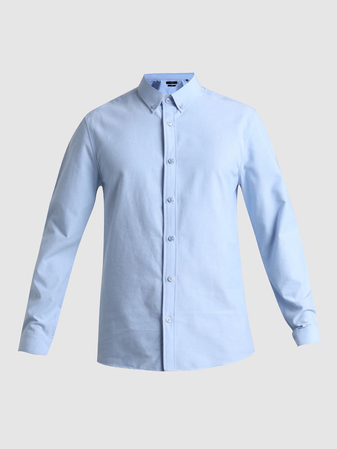 Blue Oxford Full Sleeves Shirt