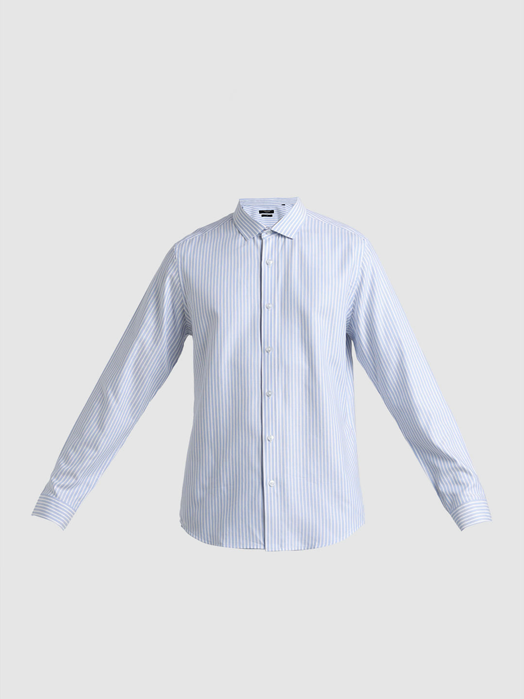 White Striped Full Sleeves Shirt