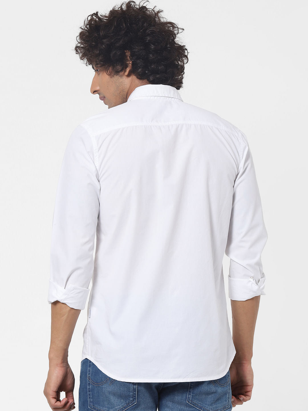White Full Sleeves Shirt