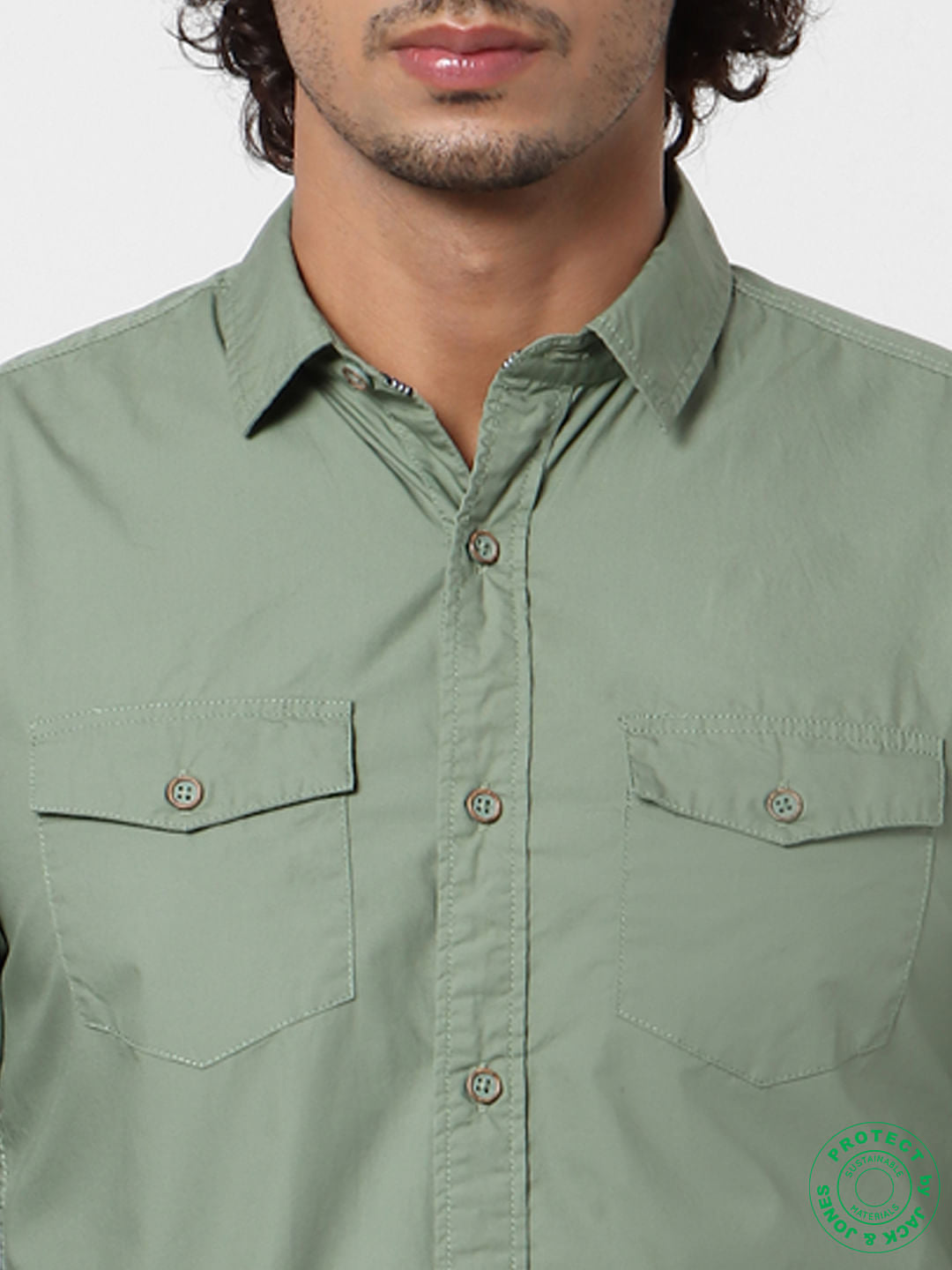Grey Full Sleeves Shirt