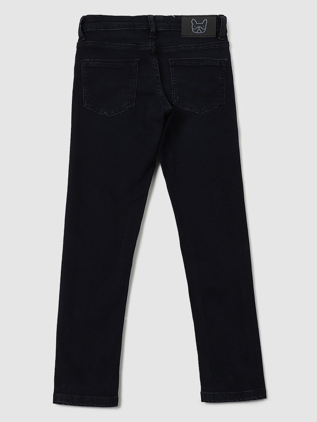 Boys Black Mid Rise Liam Skinny Fit Jeans