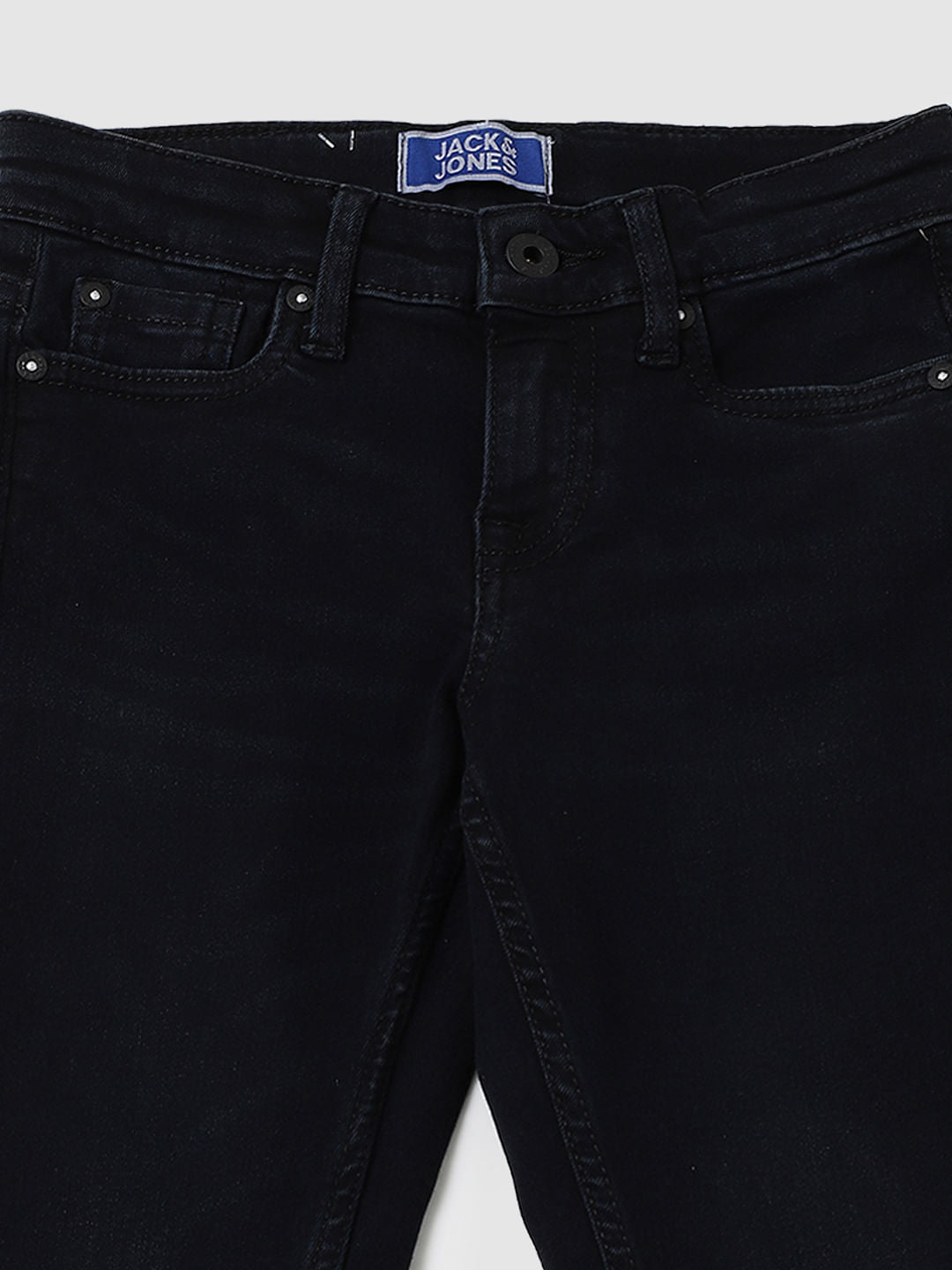 Boys Black Mid Rise Liam Skinny Fit Jeans