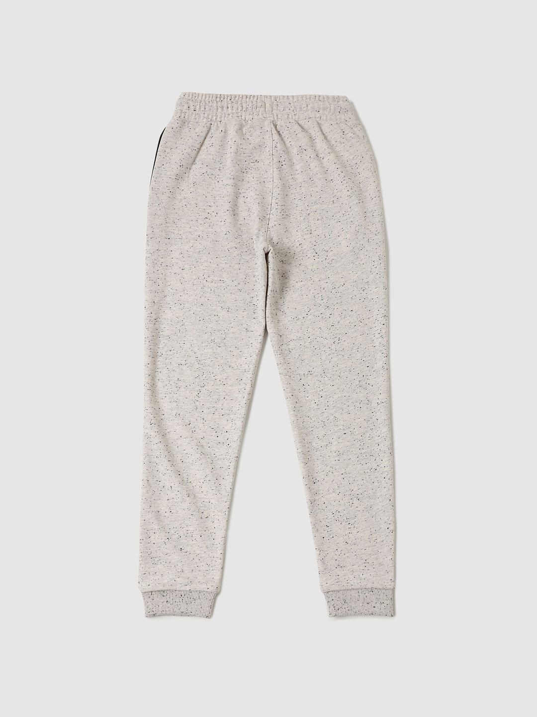 Boys White All Over Print Sweatpants