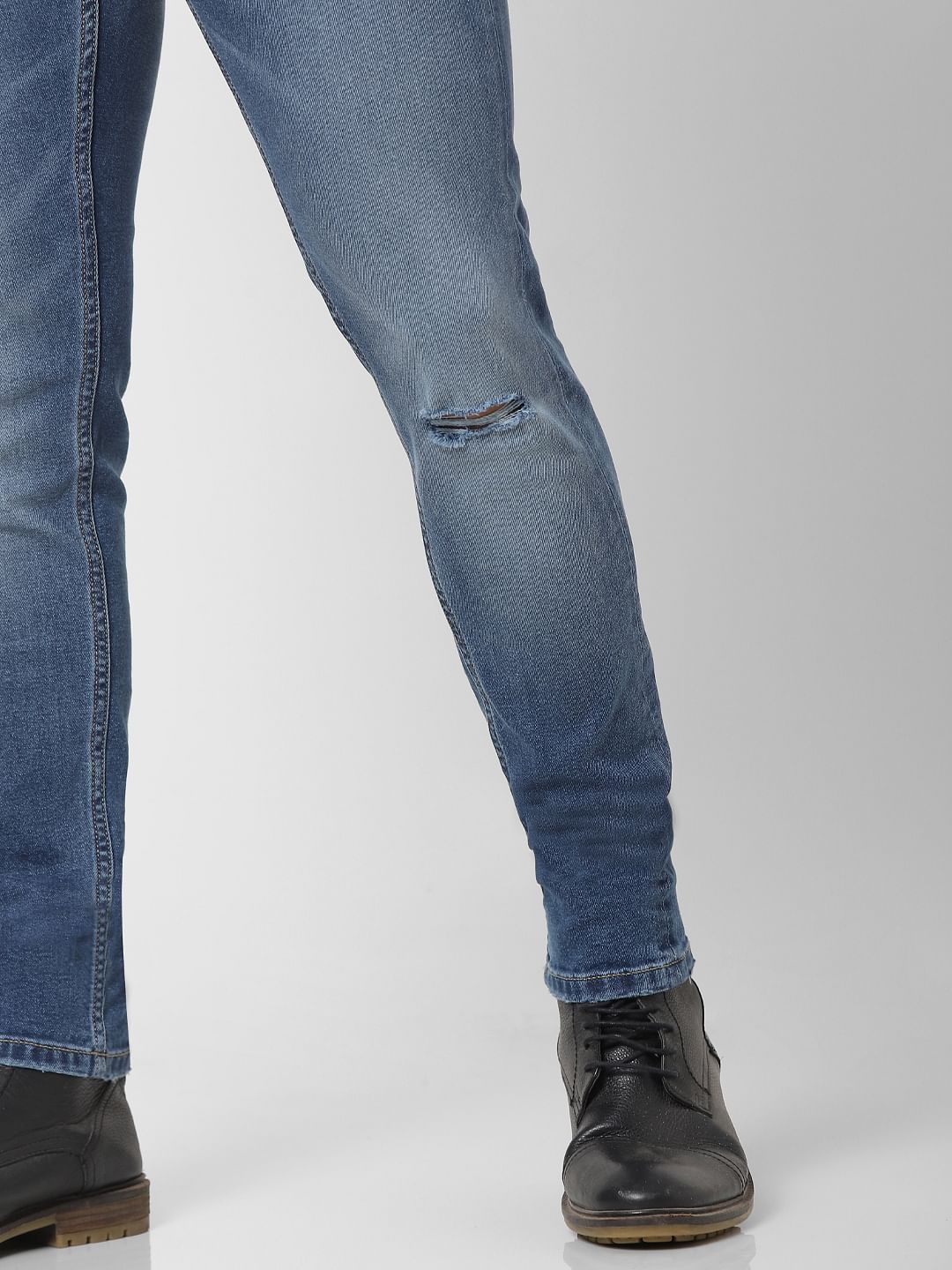 Blue Low Rise Liam Skinny Fit Jeans