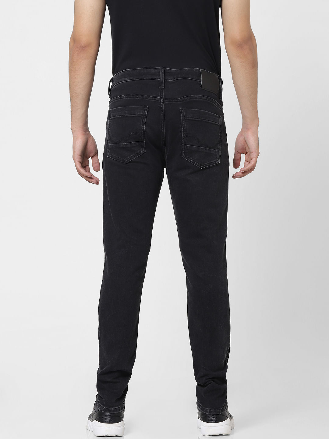 Black Low Rise Glenn Slim Fit Jeans