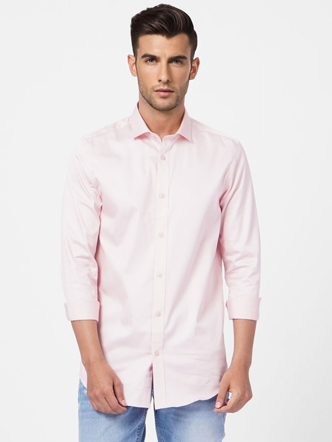 Pink Formal Full Sleeves Shirt