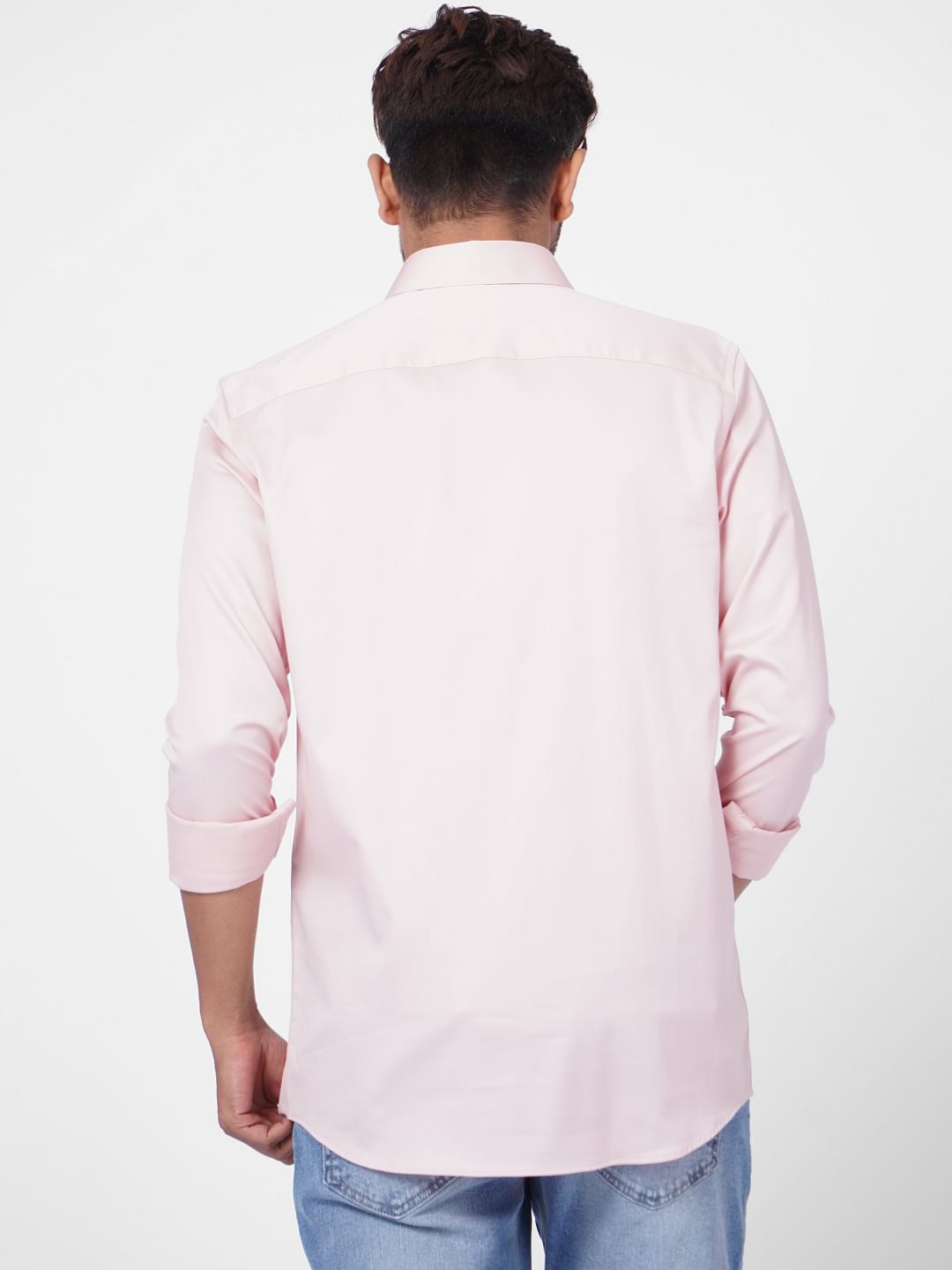 Pink Formal Full Sleeves Shirt