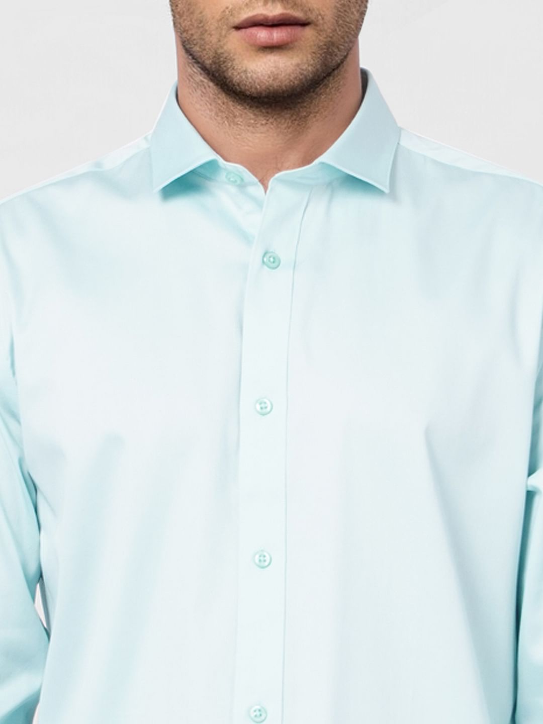 Blue Formal Full Sleeves Shirt