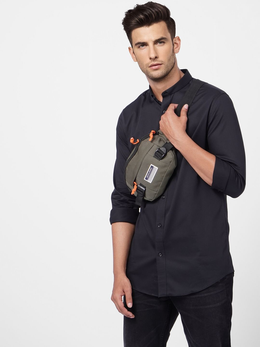 Black Formal Full Sleeves Shirt