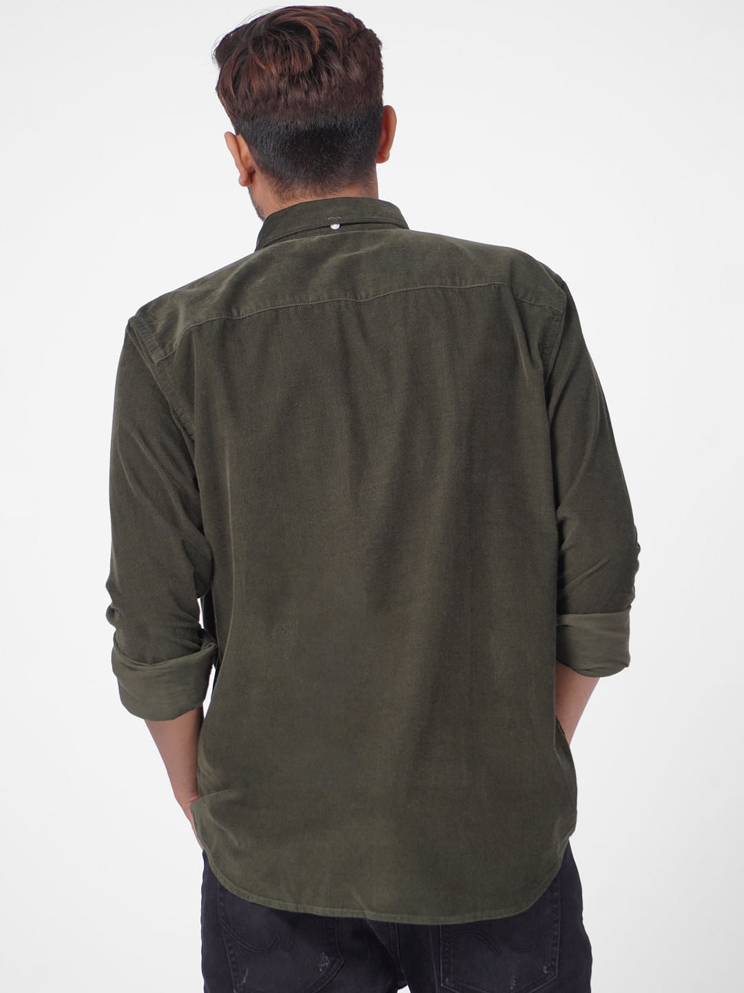 Dark Green Full Sleeves Shirt