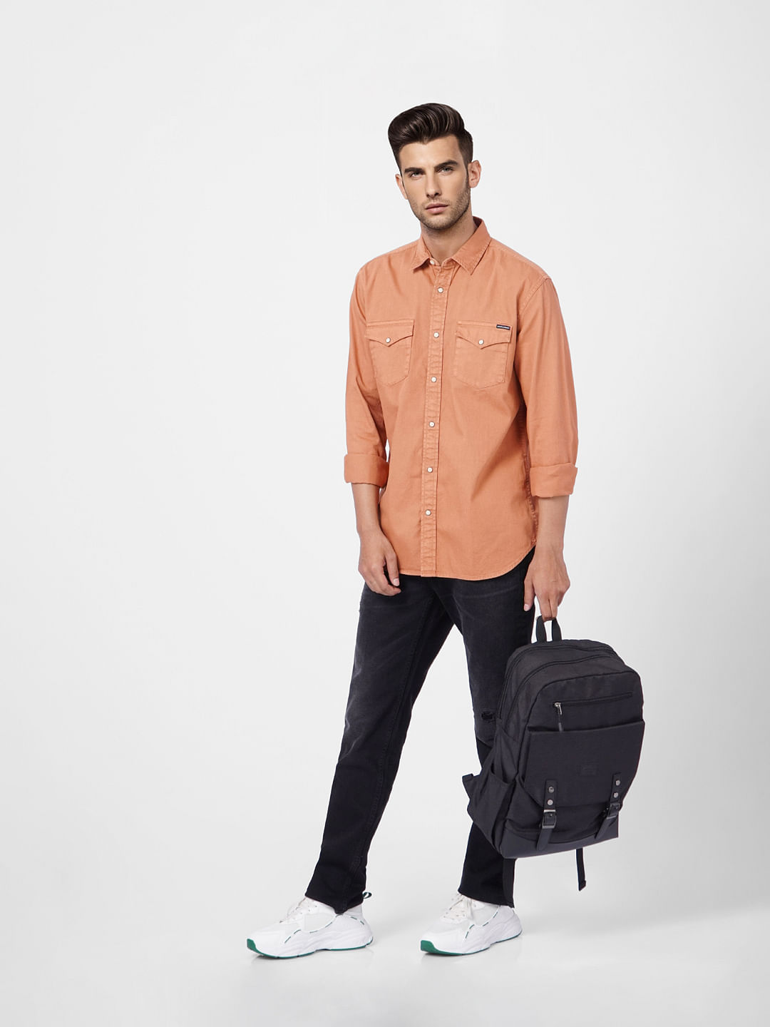 Brown Full Sleeves Shirt