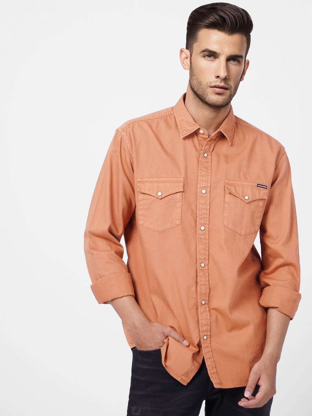 Brown Full Sleeves Shirt