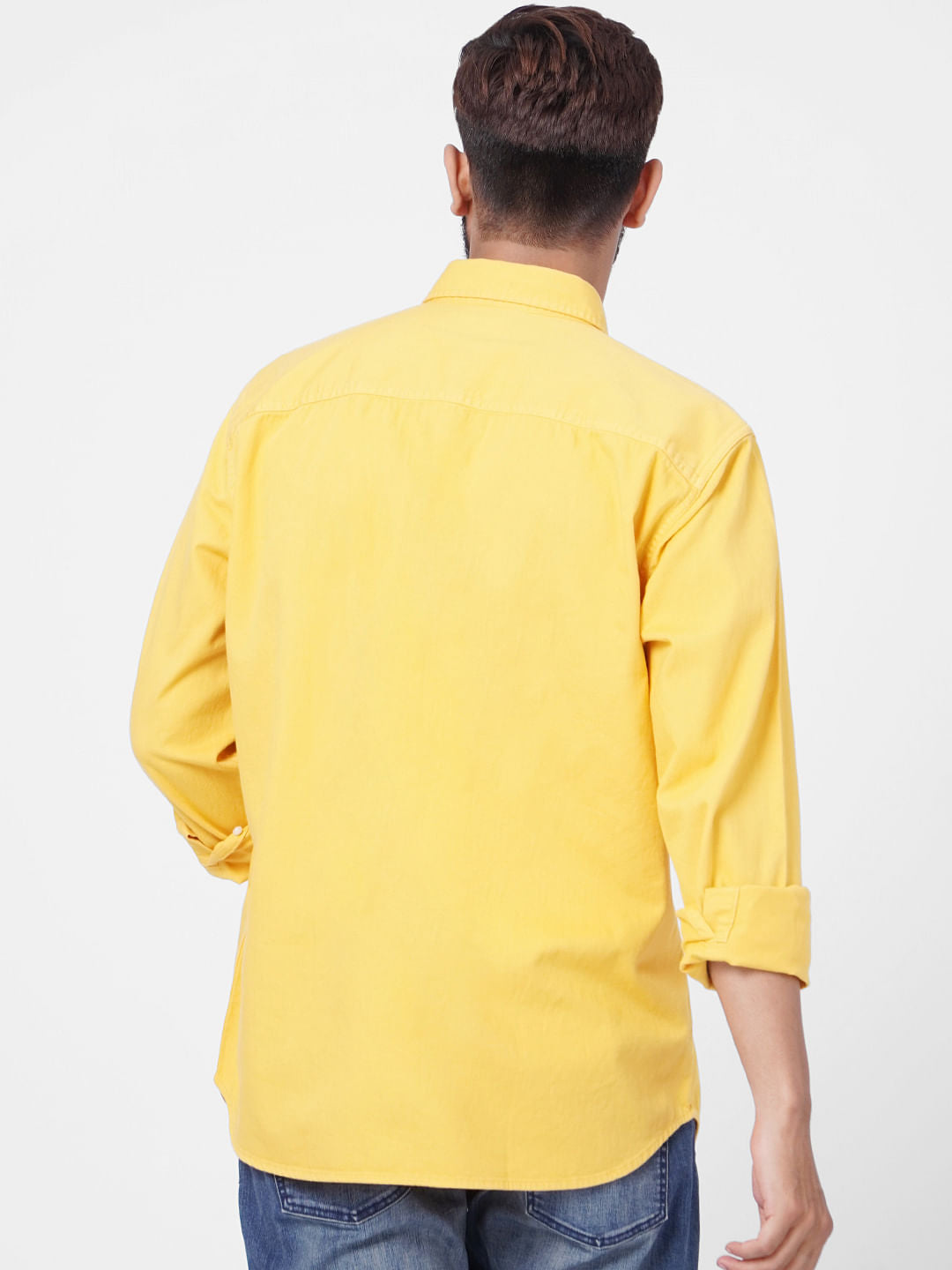 Yellow Full Sleeves Shirt