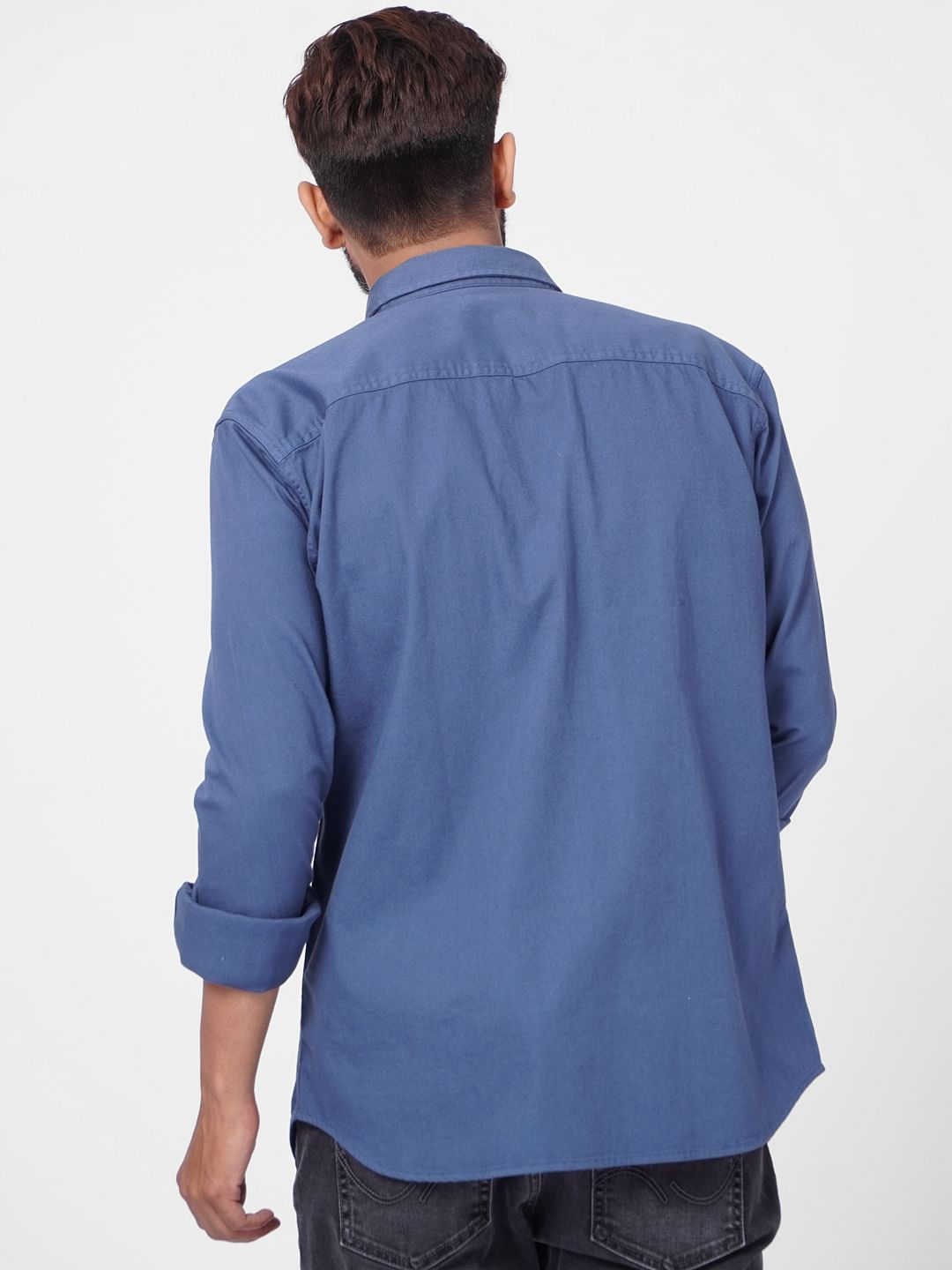 Blue Full Sleeves Shirt