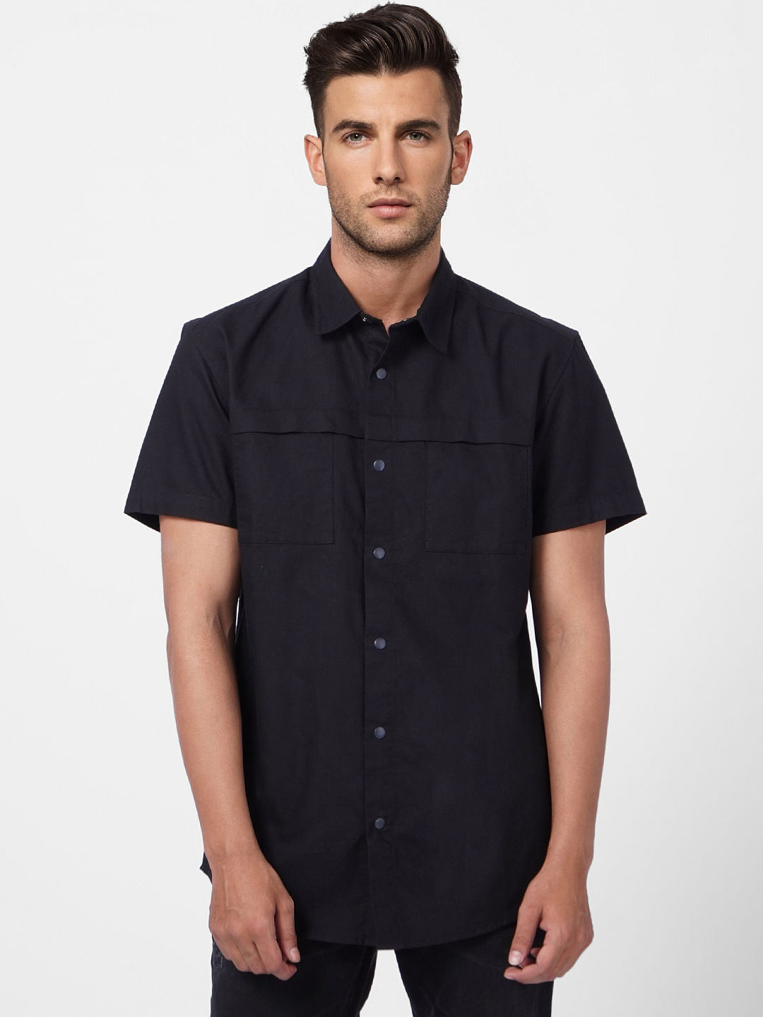 Black Short Sleeves Shirt