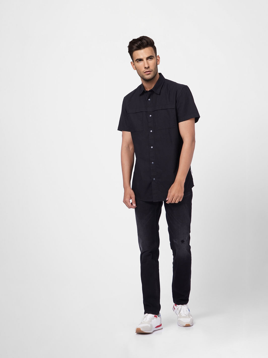 Black Short Sleeves Shirt