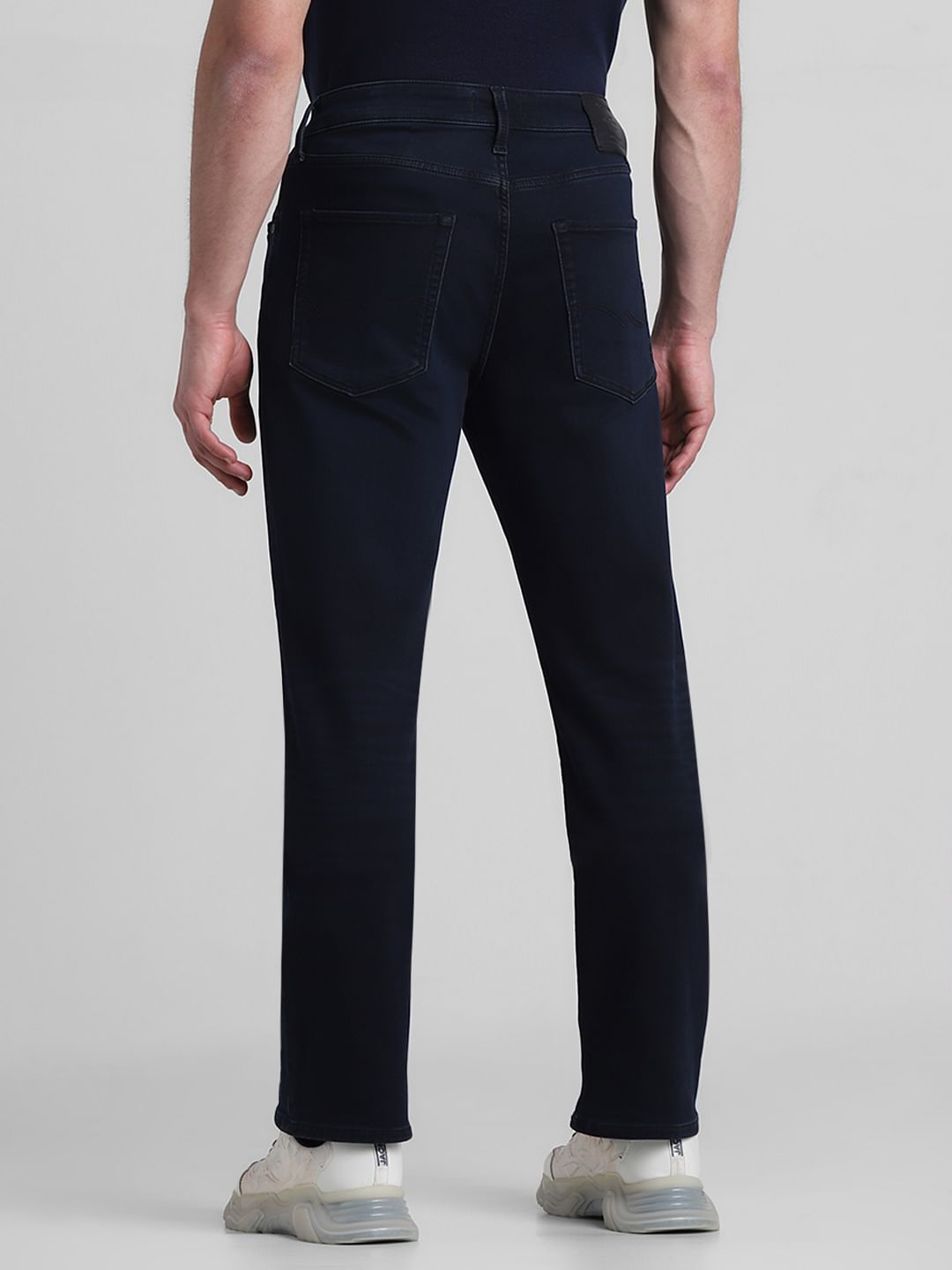 Dark Blue High Rise Bootcut Fit Jeans