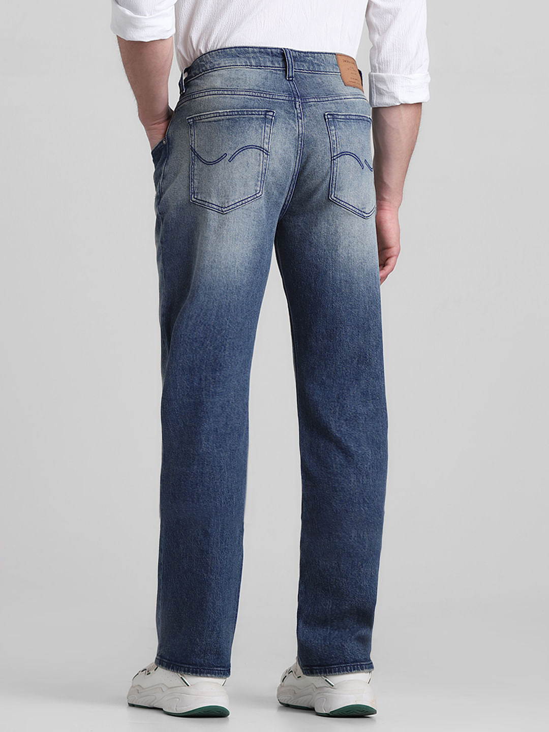 Blue High Rise Ray Bootcut Fit Jeans