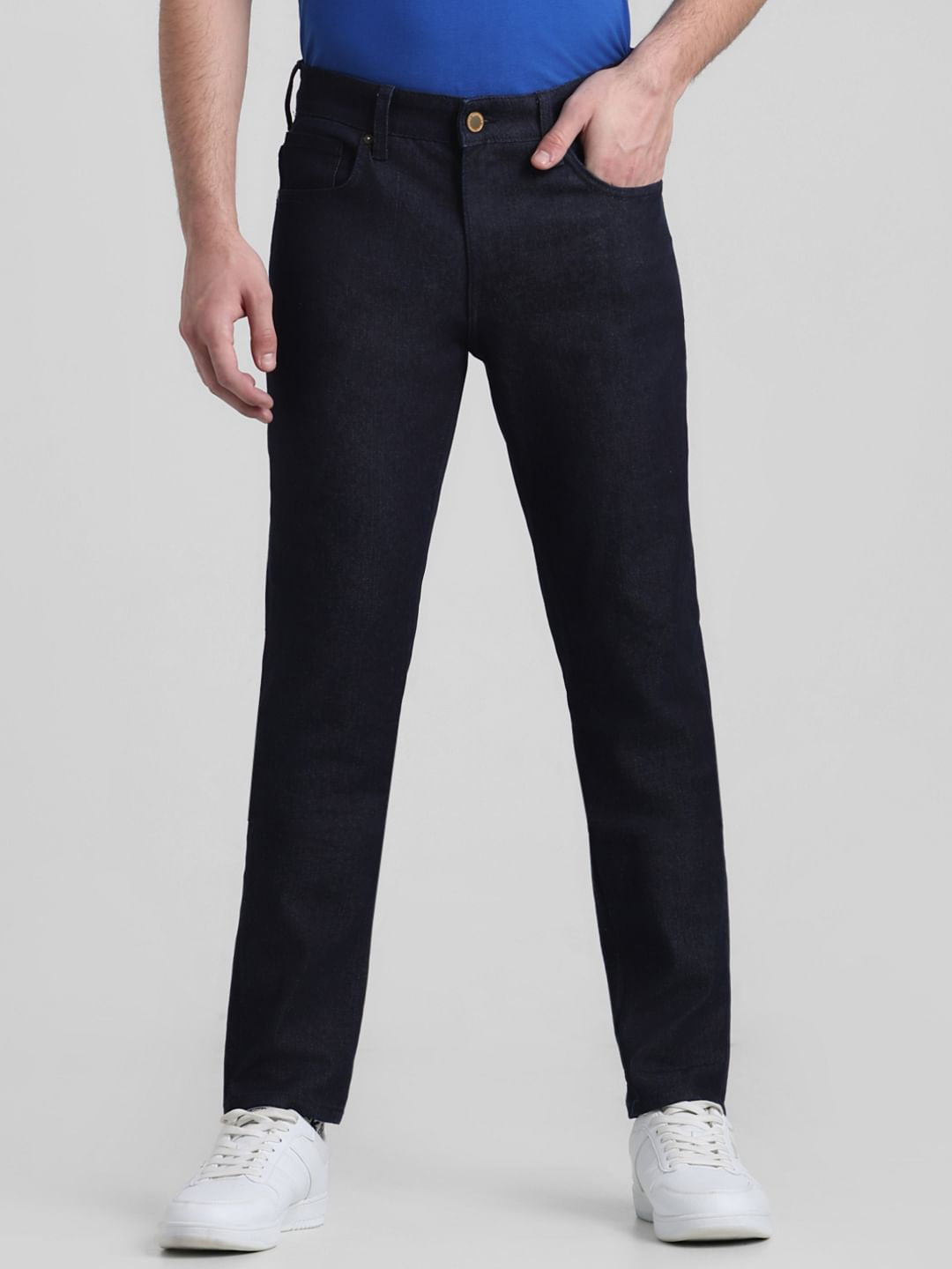 Dark Blue Low Rise Ben Skinny Fit Jeans