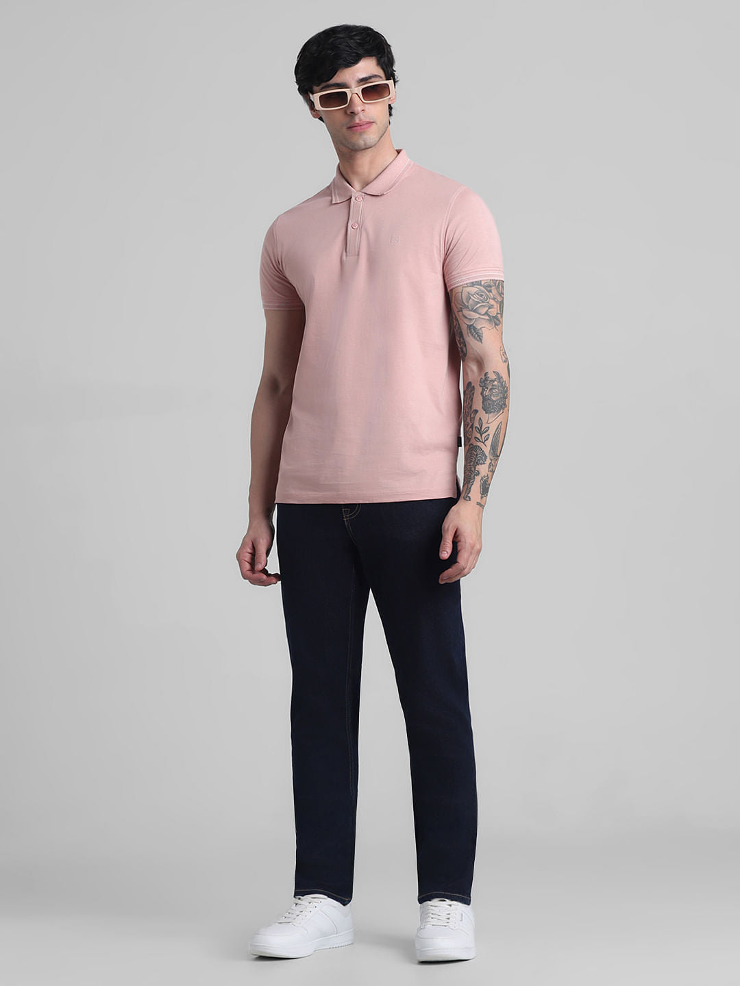Dark Blue Low Rise Glenn Slim Fit Jeans