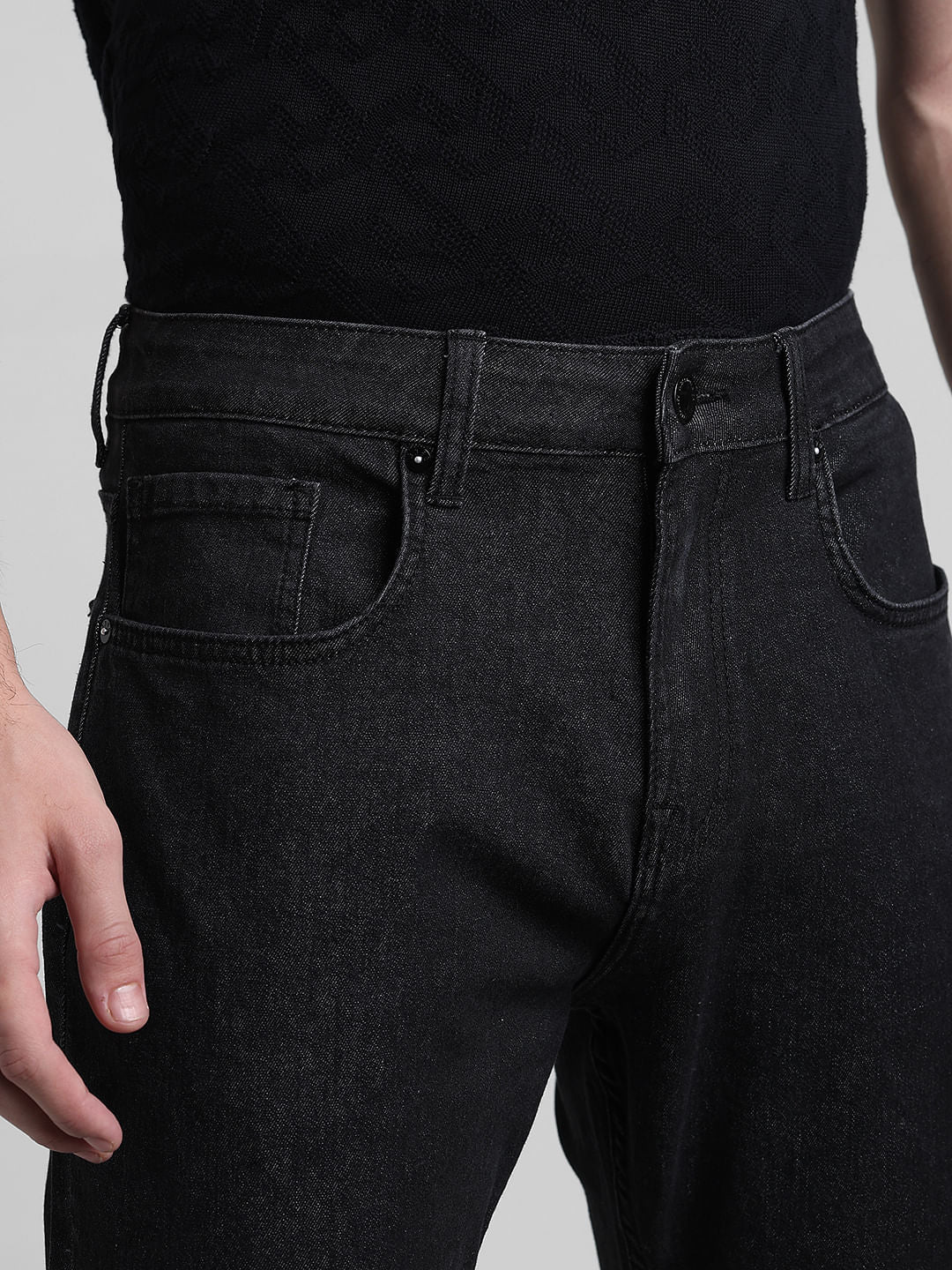 Black High Rise Ray Bootcut Jeans