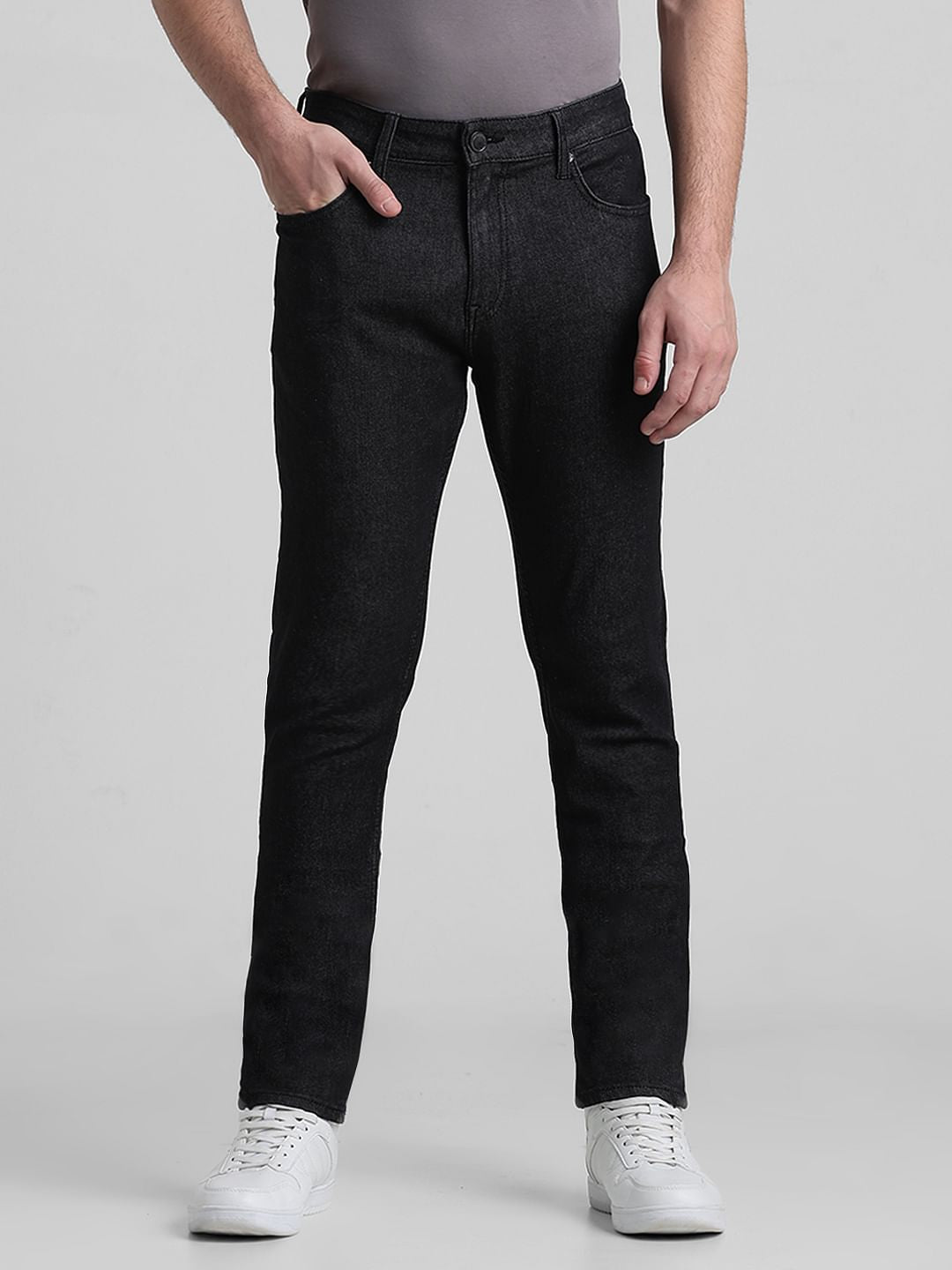 Black Low Rise Ben Skinny Fit Jeans