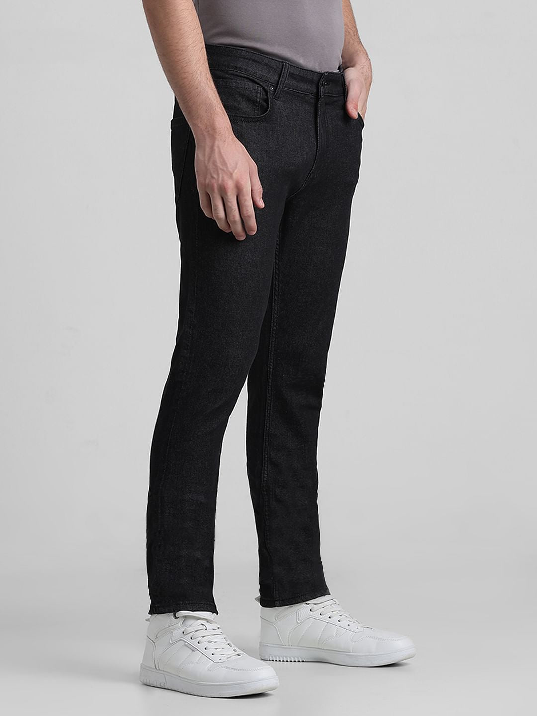 Black Low Rise Ben Skinny Fit Jeans