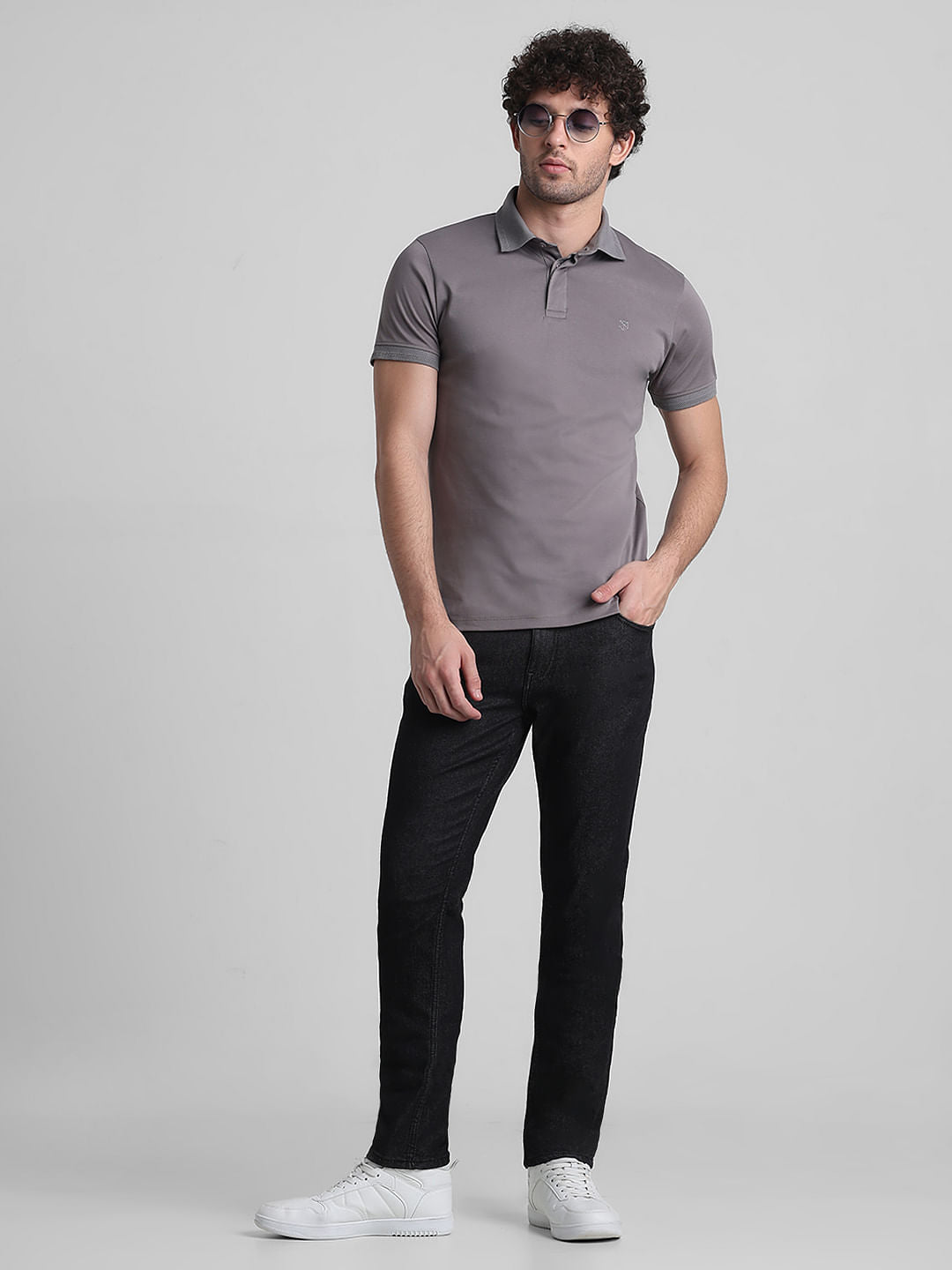 Black Low Rise Ben Skinny Fit Jeans