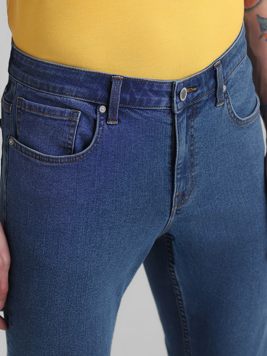 Light Blue Low Rise Glenn Slim Fit Jeans