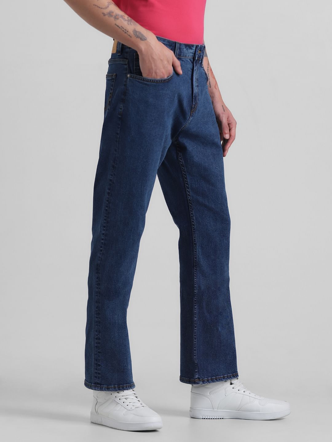 Blue High Rise Ray Bootcut Jeans