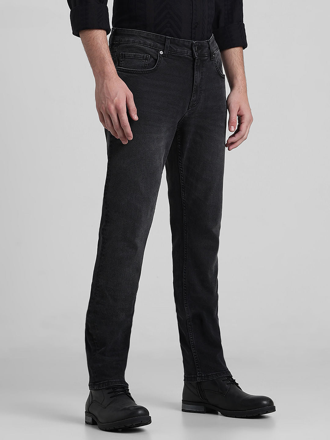 Black Low Rise Ben Skinny Fit Jeans