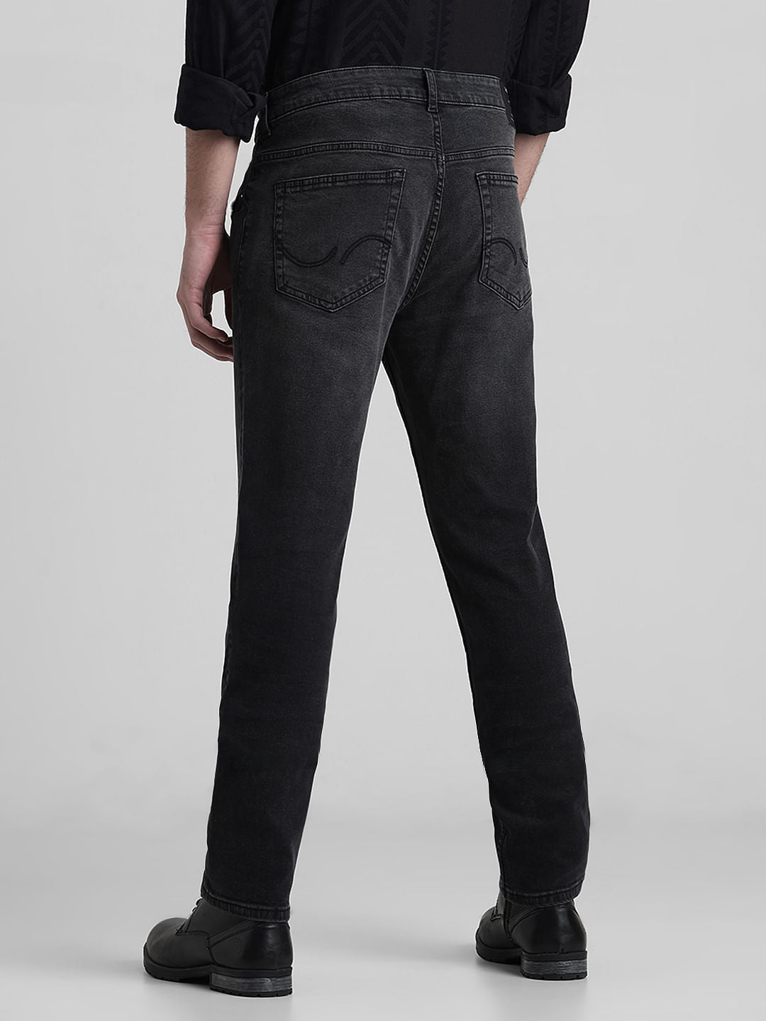 Black Low Rise Ben Skinny Fit Jeans