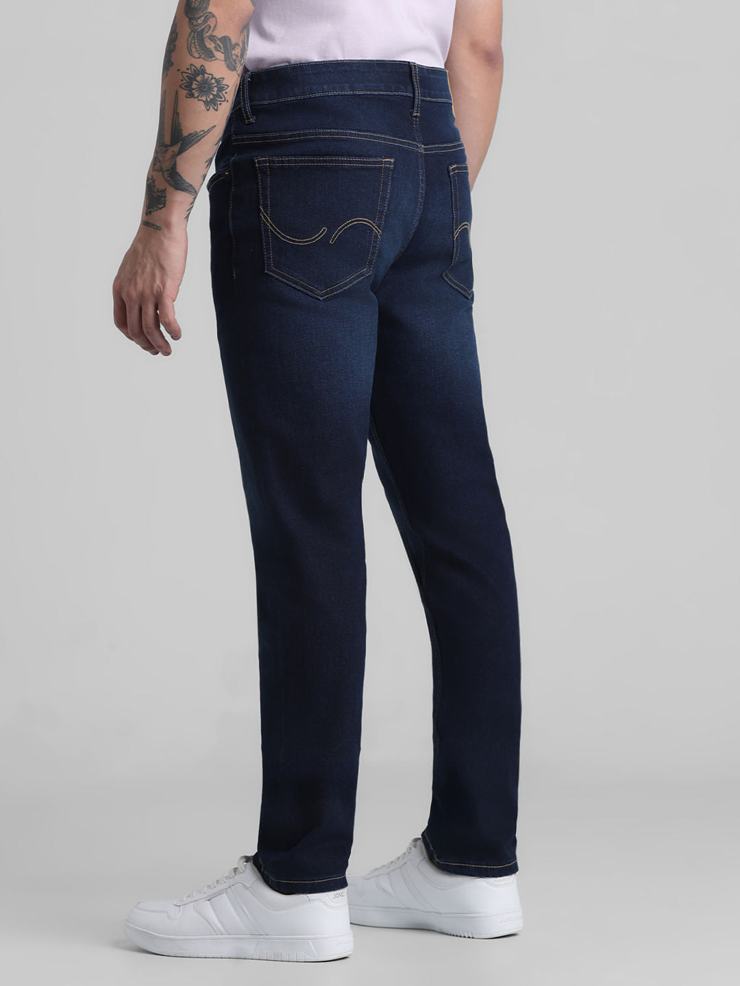 Blue Low Rise Glenn Slim Fit Jeans