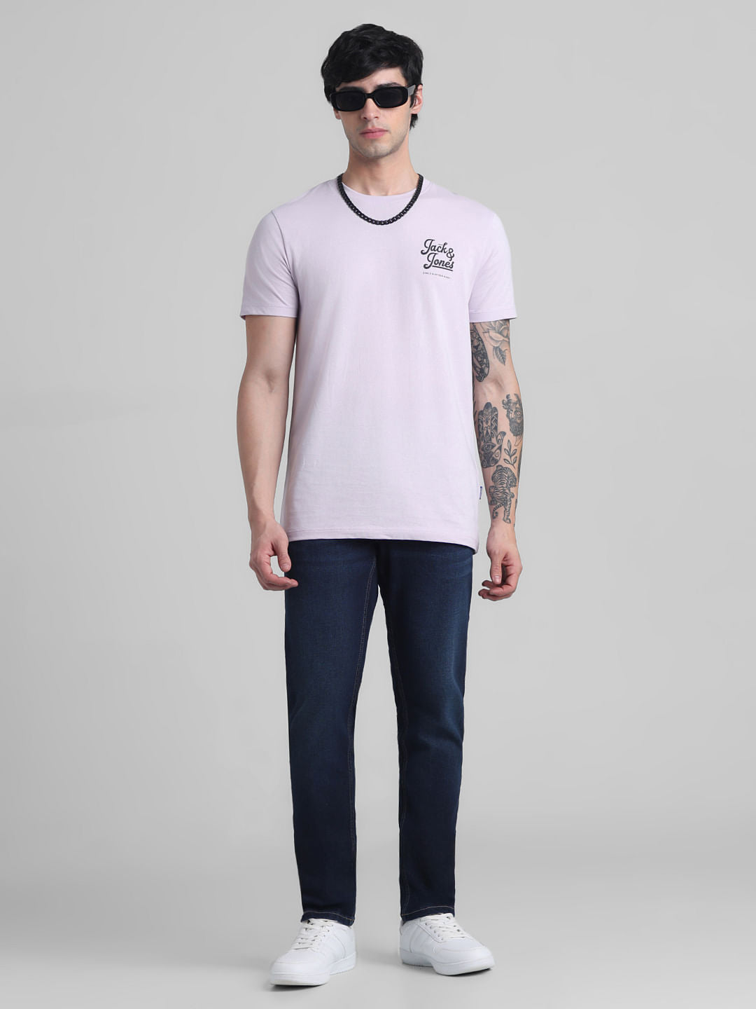 Blue Low Rise Glenn Slim Fit Jeans