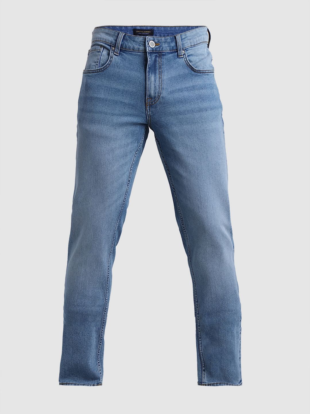 Light Blue Low Rise Washed Ben Skinny Jeans