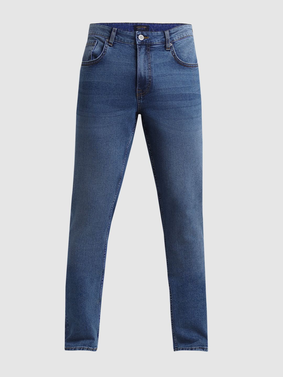 Light Blue Low Rise Washed Ben Skinny Jeans