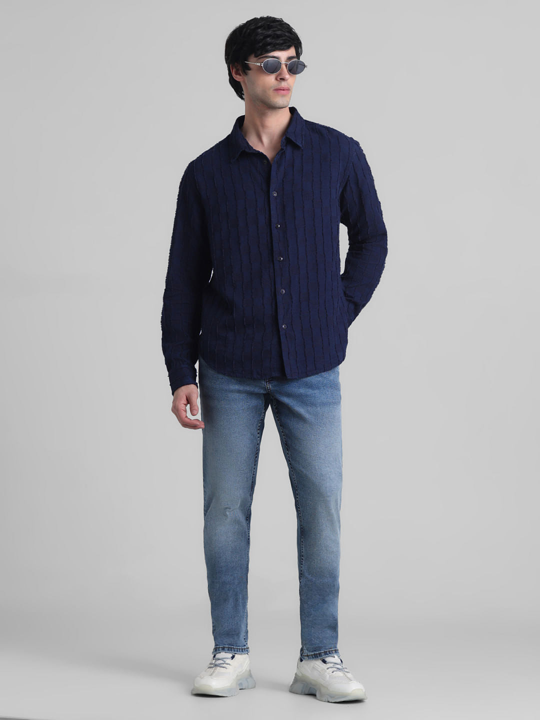 Light Blue Low Rise Glenn Slim Fit Jeans