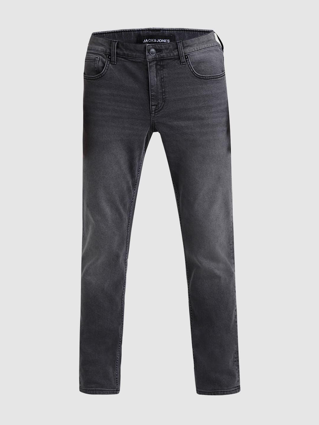 Grey Low Rise Glenn Slim Fit Jeans