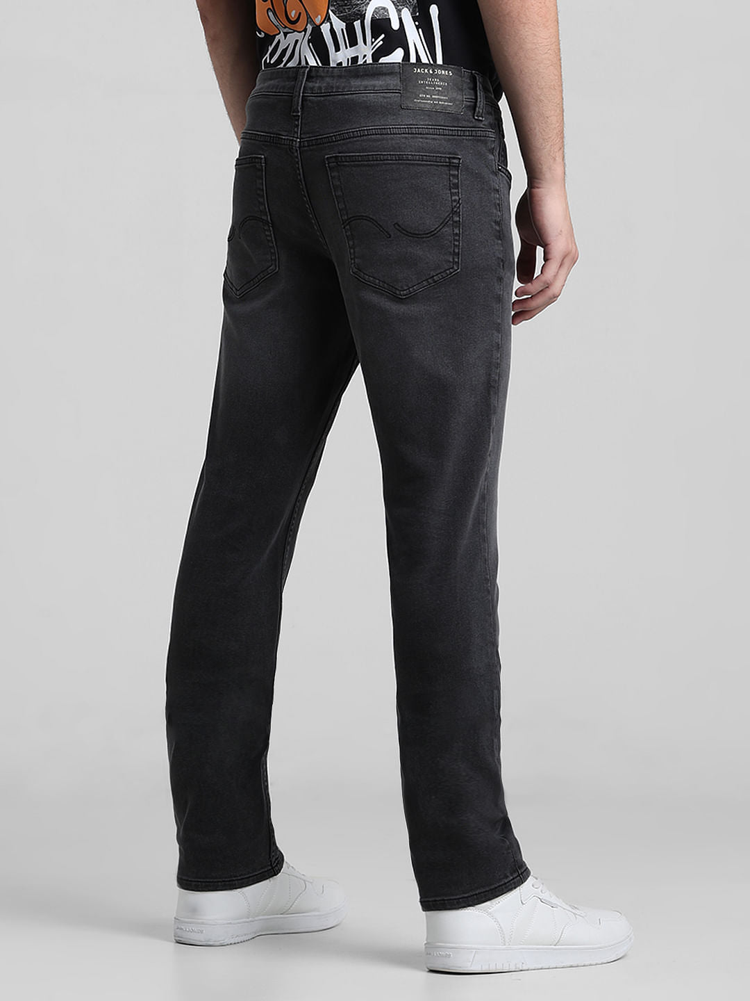 Grey Low Rise GLENN Slim Fit Jeans