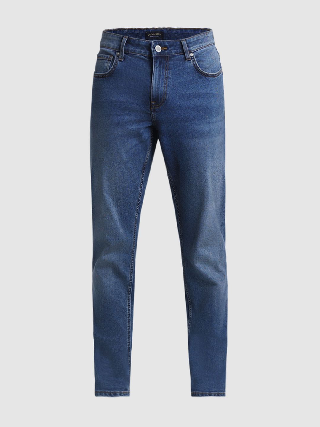 Blue Low Rise Glenn Slim Fit Jeans