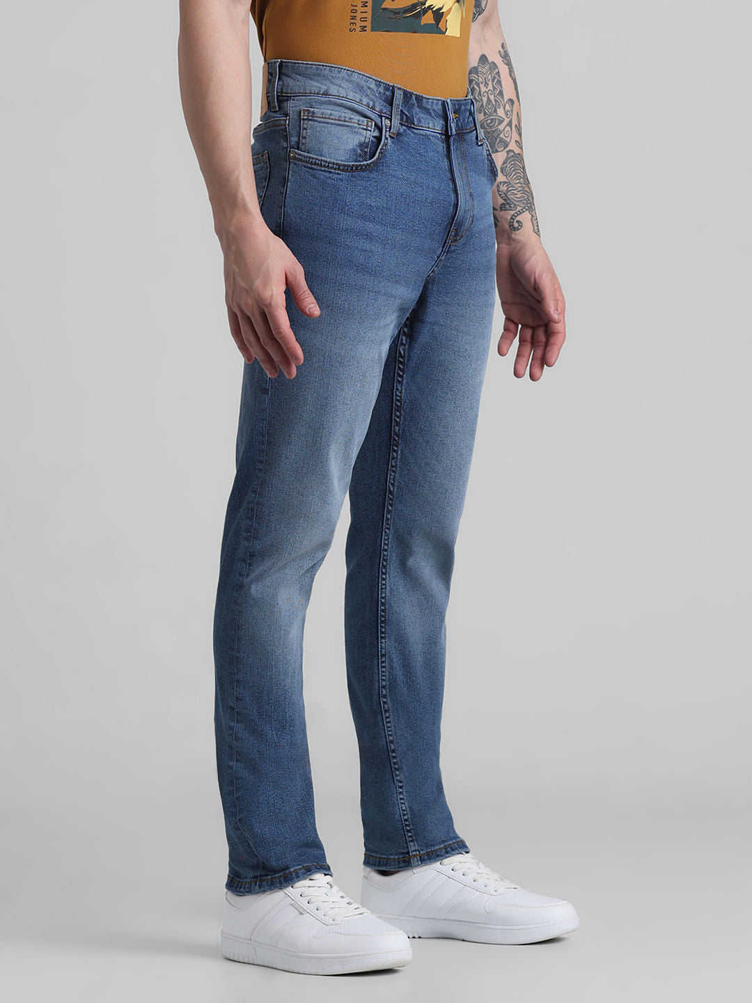 Light Blue Low Rise Glenn Slim Fit Jeans