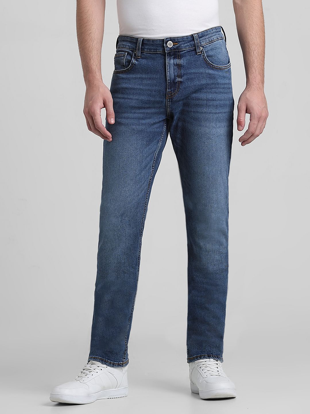 Blue Low Rise GLENN Slim Fit Jeans