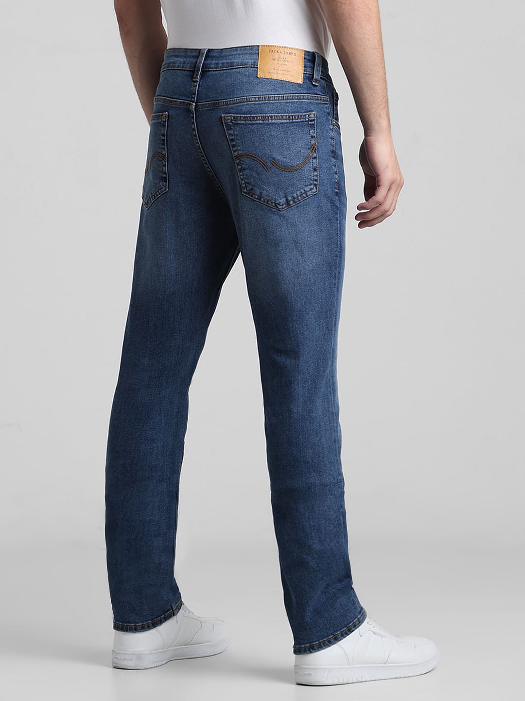 Blue Low Rise GLENN Slim Fit Jeans
