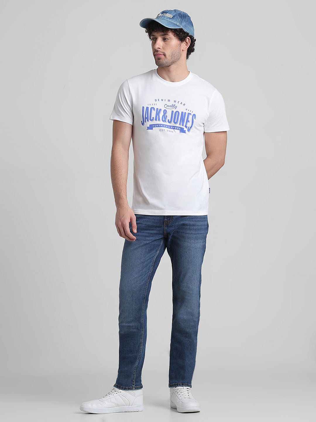 Blue Low Rise GLENN Slim Fit Jeans