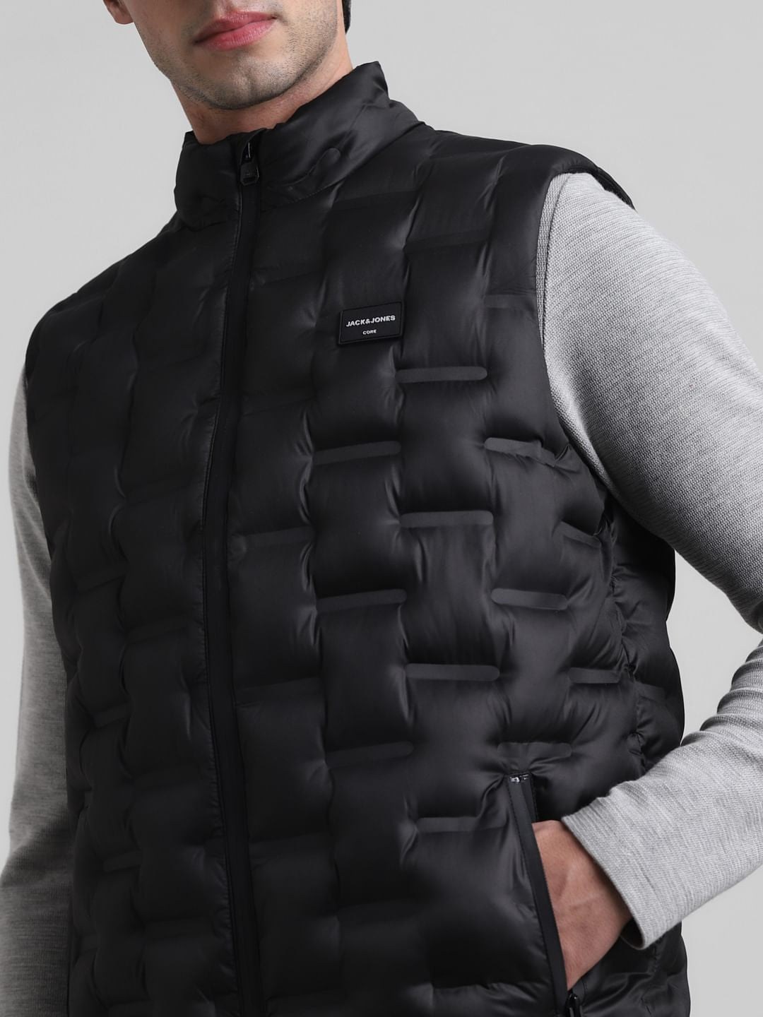 Black Puffer Vest