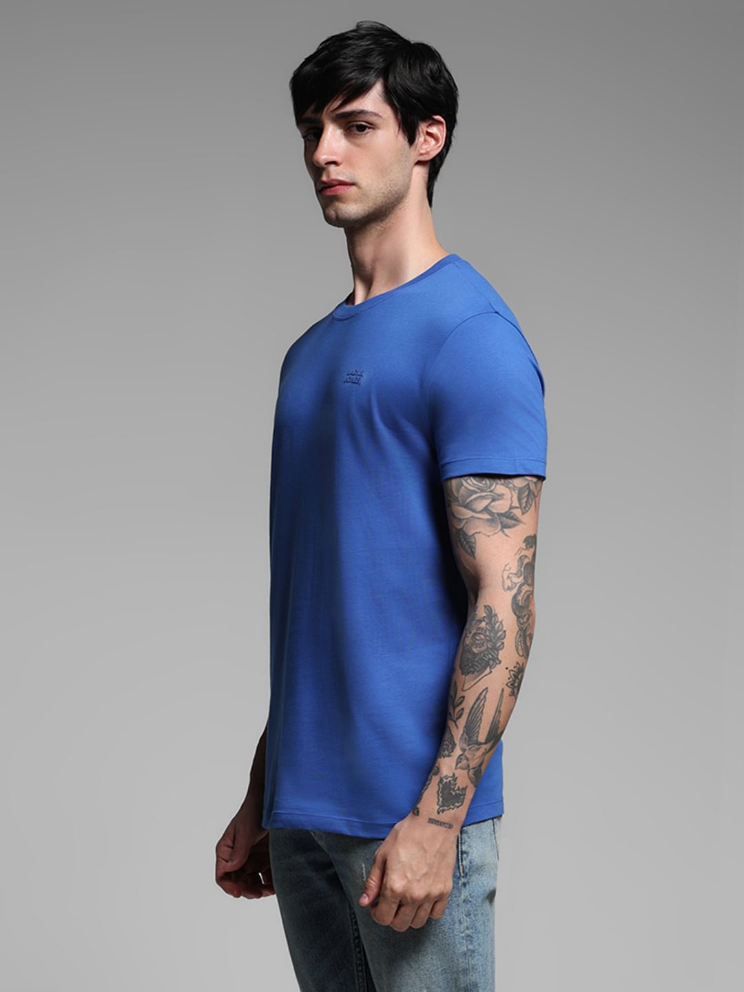 Blue Cotton T-Shirt