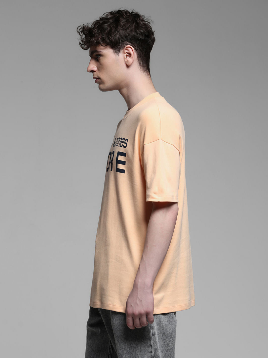 ORANGE CREW NECK SHIRT