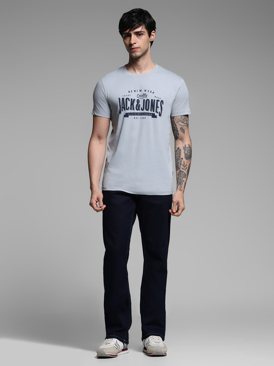 Grey Printed T-shirt