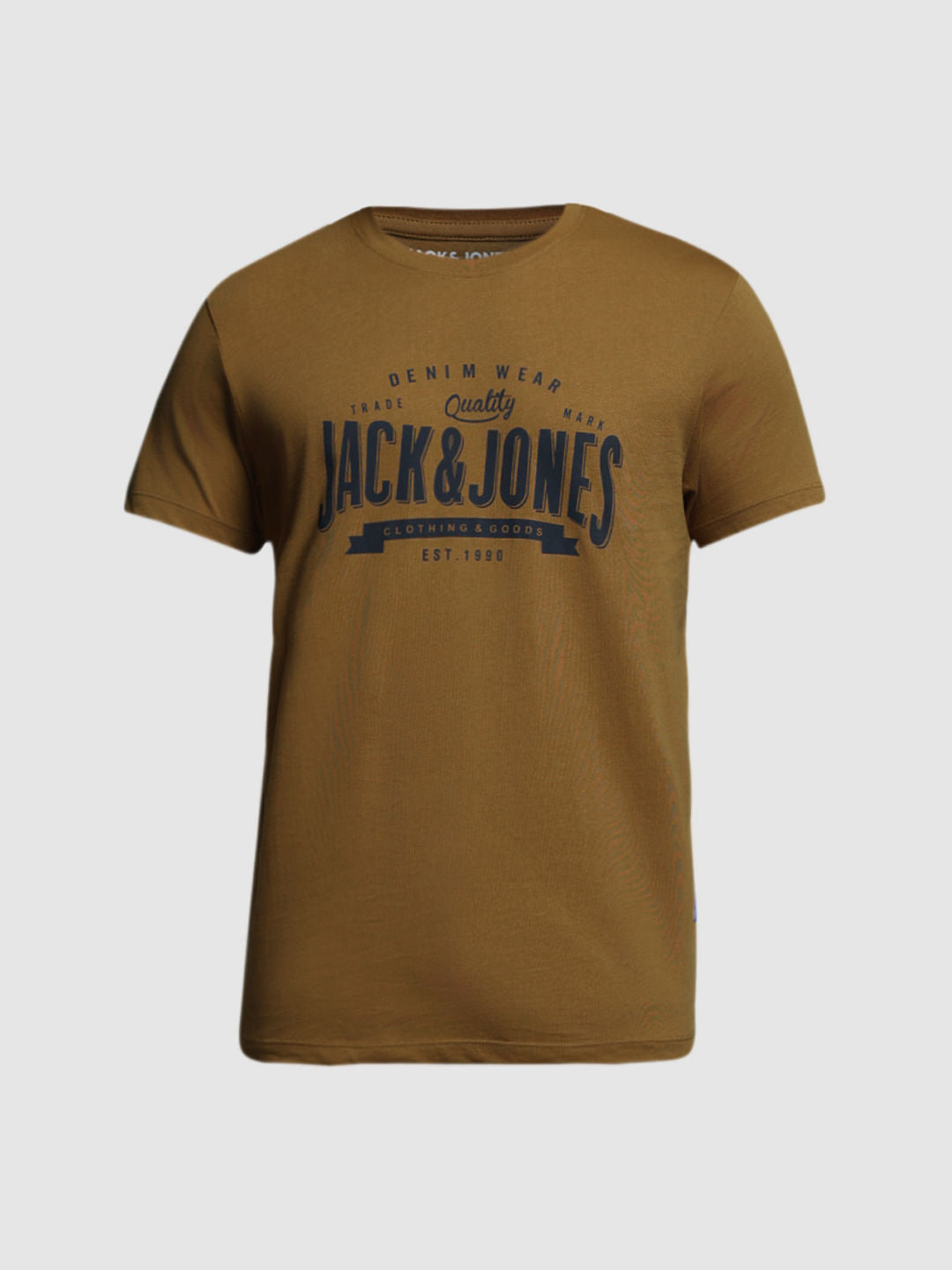 Dark Brown Printed T-shirt